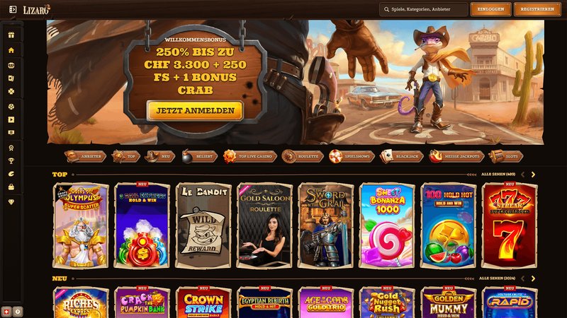 Introductie van Lizaro Casino